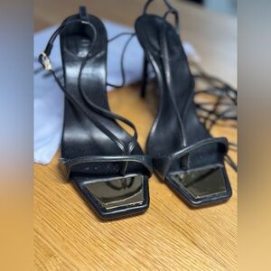 Schutz Lace-Up Heels